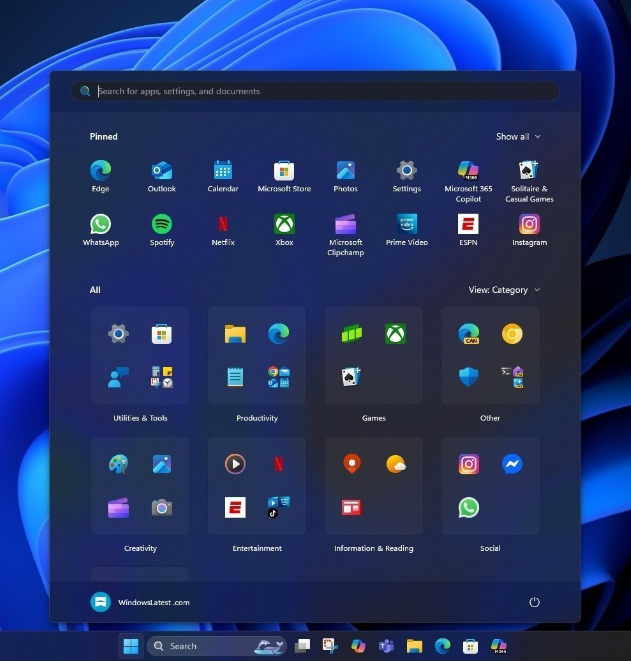 Windows 11开始菜单迎重大更新：单栏布局上线，推荐内容可关闭