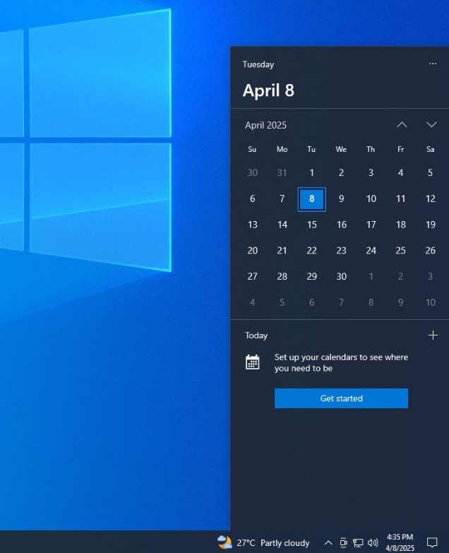 微软Windows 10更新移除日历秒数显示功能