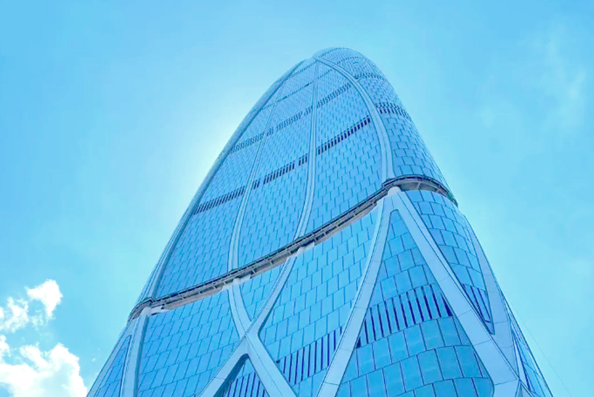 浙江第一高楼正式交付投用 刷新城市天际线至409米