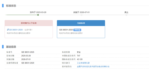 工信部发布“史上最严”动力电池安全新规 全面强化新能源汽车行业监管